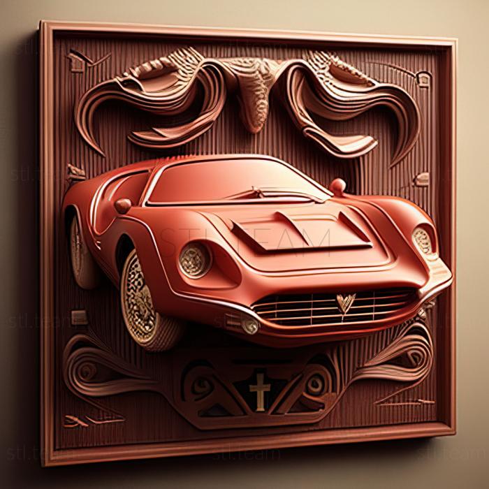 3D model Ferrari Dino (STL)